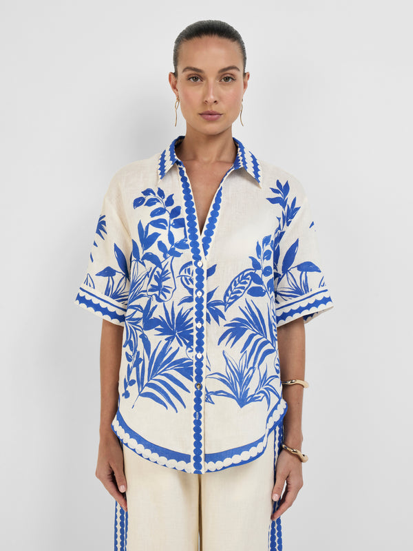 Size8 SHEIKE Becca Palm Shirt Print 1008291 Close Up Image