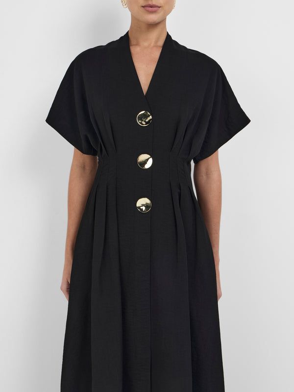 SHEIKE Ariana Midi Dress Black 1008317 Detail Image