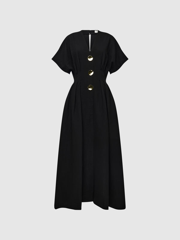 SHEIKE Ariana Midi Dress Black 1008317 Ghost Image