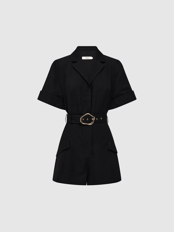 SHEIKE Maya Playsuit Black 1008331 Ghost Image