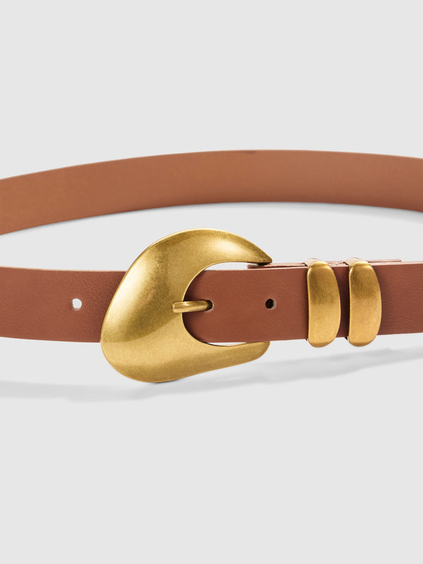 SHEIKE Florence Belt Tan 1008339 Detail Ghost Image