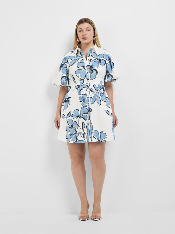 Size16 SHEIKE 1008340 Hibiscus Mini Dress Floral Front Image