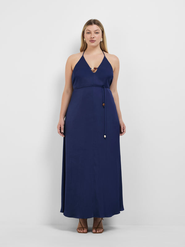 Size16 SHEIKE Iris Maxi Dress Navy 1008344 Front Image