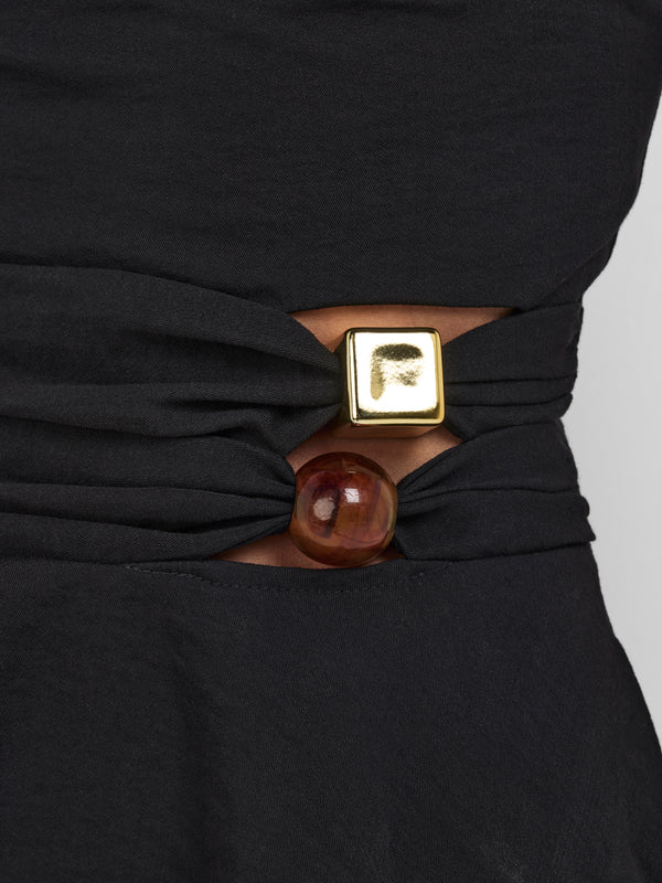 SHEIKE Luna Mini Dress Black 1008355 Close Up Image