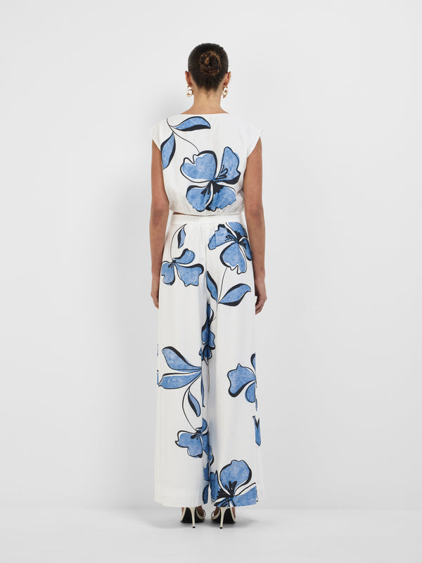 SHEIKE Hibiscus Top Floral 1008365 Back Image