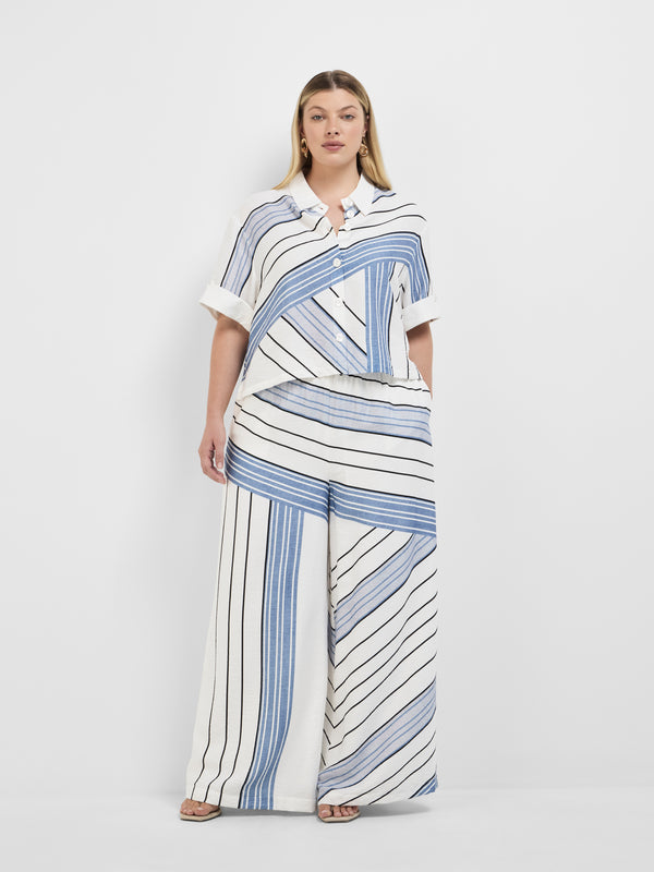 Size16 SHEIKE St Tropez Shirt Stripe 1008366 Front Image