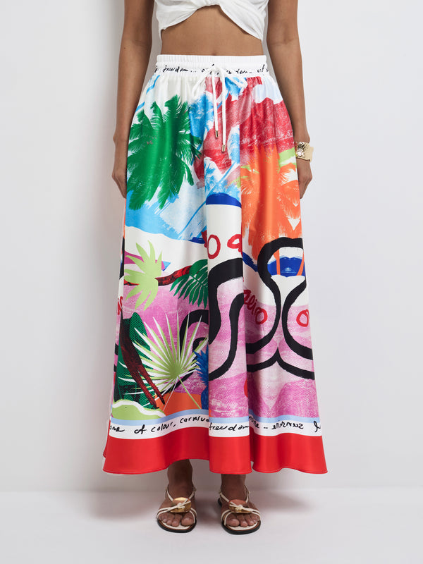 Size8 SHEIKE Rio Maxi Skirt Print 1008375 Detail Image