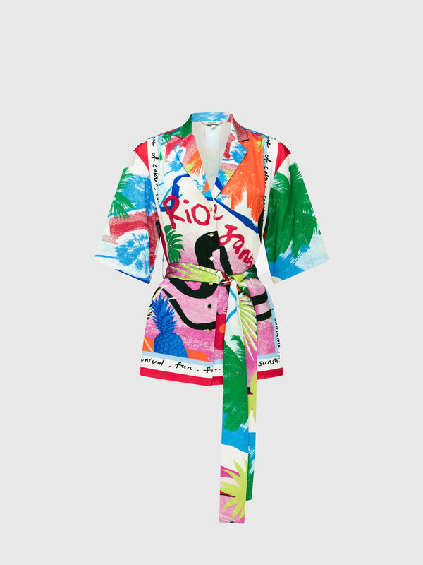 SHEIKE Rio Shirt Print 1008376 Ghost Image