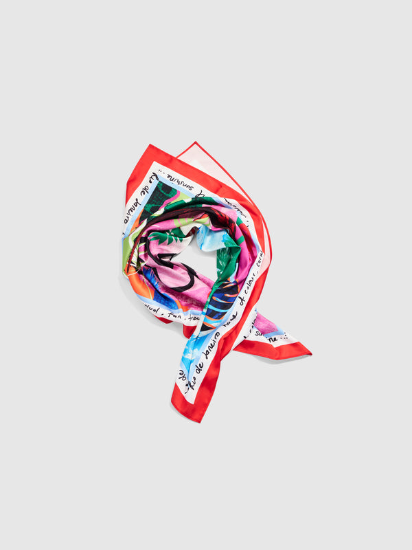 SHEIKE Rio Scarf Print 1008377 Ghost Detail Image