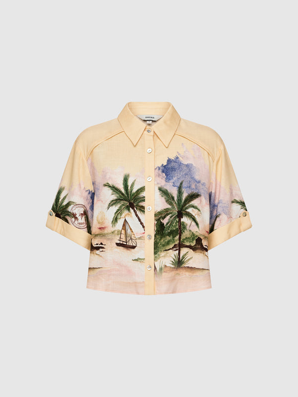 SHEIKE Seascape Shirt Print 1008399 Ghost Image