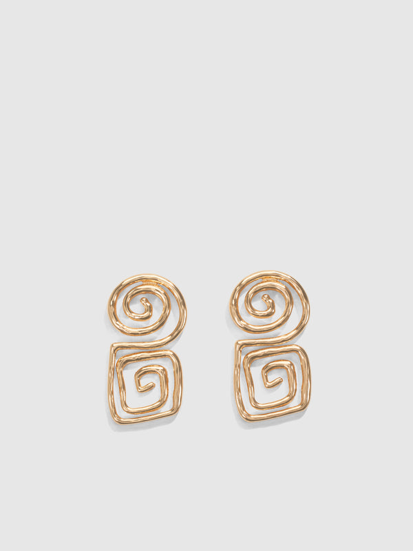 SHEIKE Corfu Earrings Gold 1008246 Ghost Image