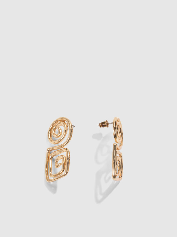 SHEIKE Corfu Earrings Gold 1008246 Detail Image