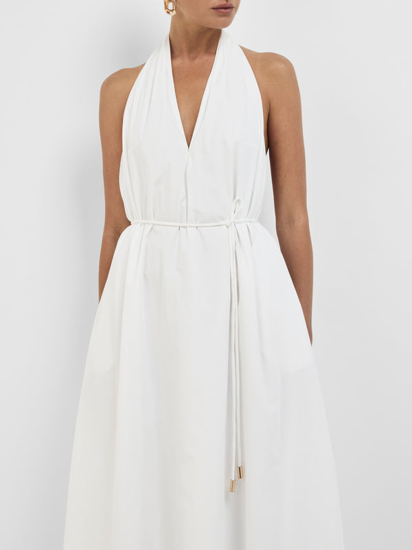 SHEIKE 1008434 Selene Maxi Dress White Close Up Image