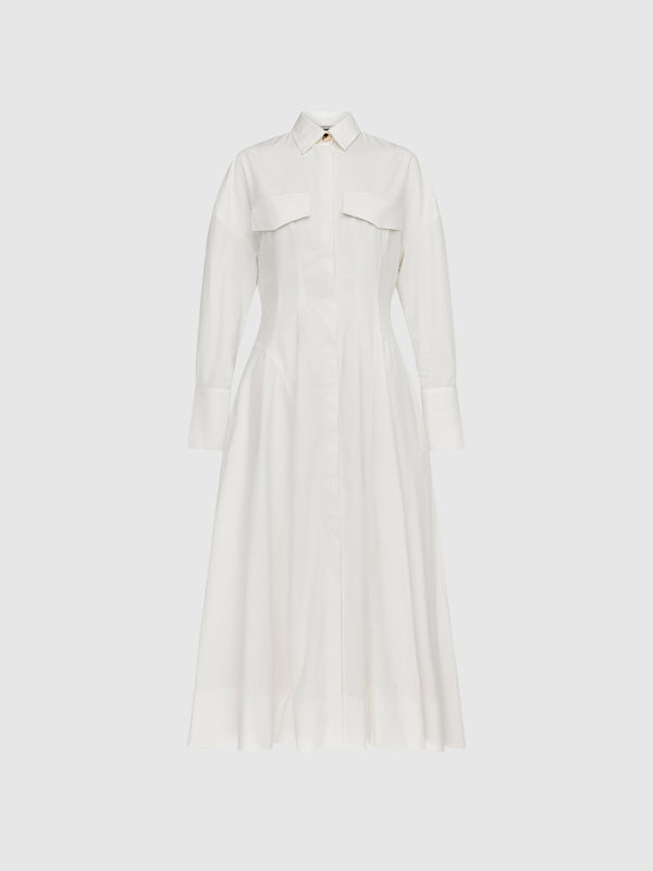 SHEIKE 1008470 Tova Shirt Dress White Ghost Image