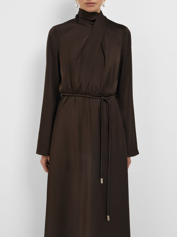 SHEIKE Layla Dress Brown 1008479 Close Up Image