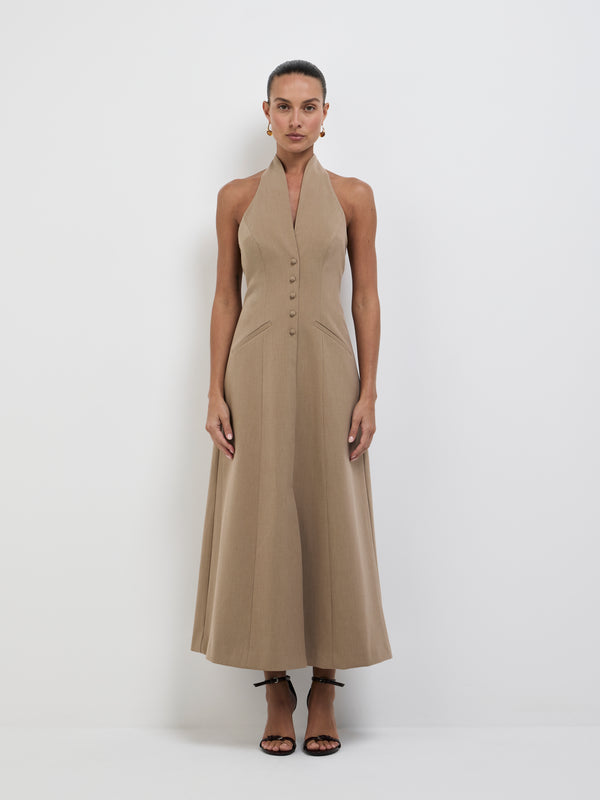 Size8 SHEIKE Xani Dress Fawn 1008493 Front Image