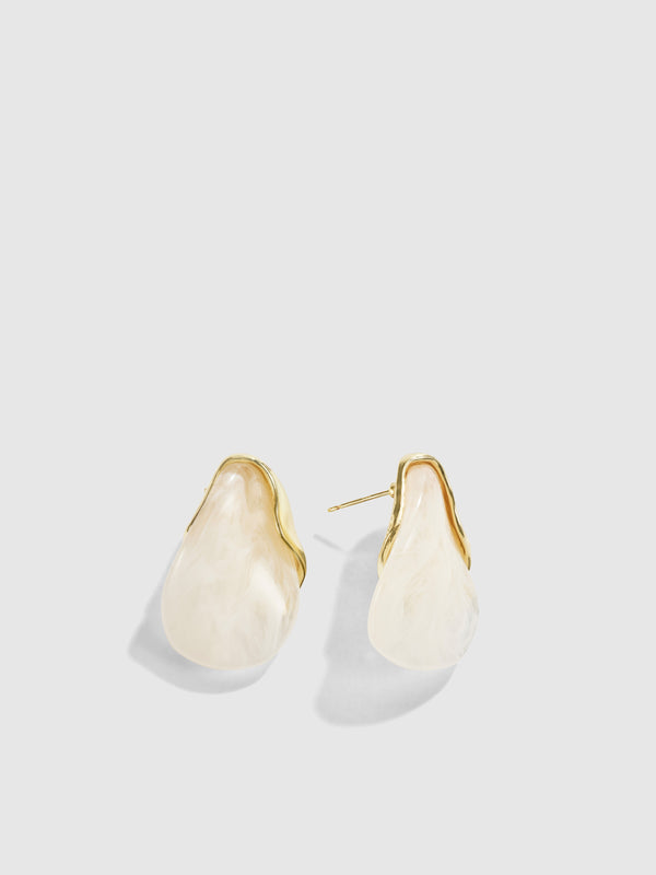 SHEIKE Wendy Earrings Gold 1008511 Gold Ghost Image