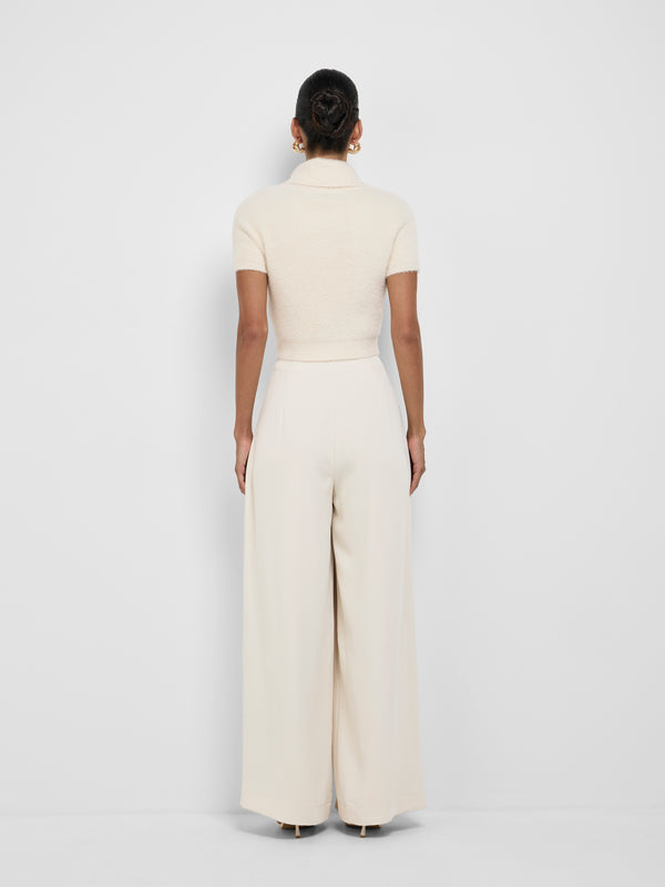 SHEIKE Scarlet Knit Top Ivory 1008524 Back Image