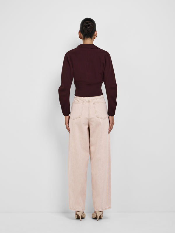 SHEIKE Izzy Knit Jumper Black Jam 1008526 Back Image