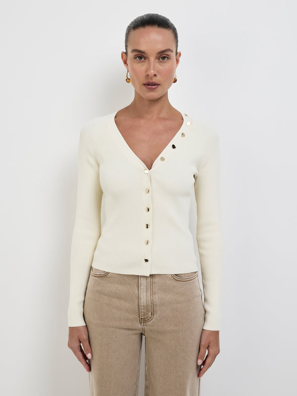 Size8 SHEIKE Nova Knit Ivory 1008532 Close Up Image