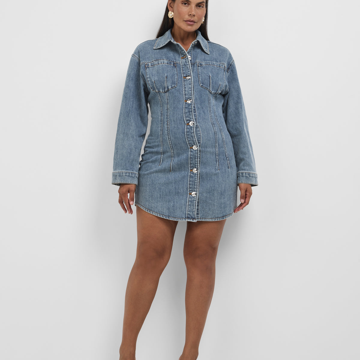 sheike denim dress RUBY SHIRT Size:3X-Large Elegant outdoor wedding gowns Maeve Sheath/Column Sweetheart Chiffon Mother