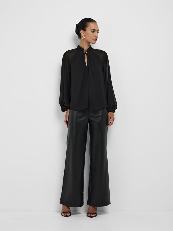 SHEIKE Elena Pant Black 1008598 Styled Front Image