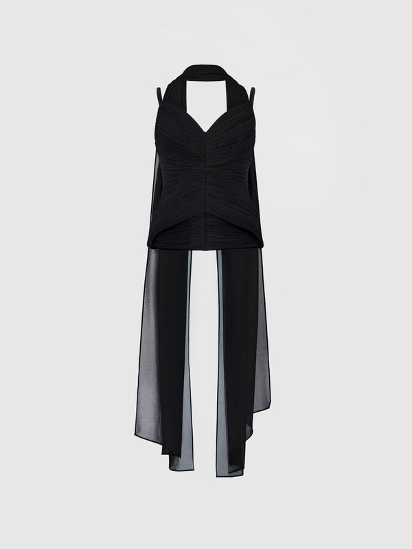 SHEIKE Zaria Top Black 1008576 Ghost Image