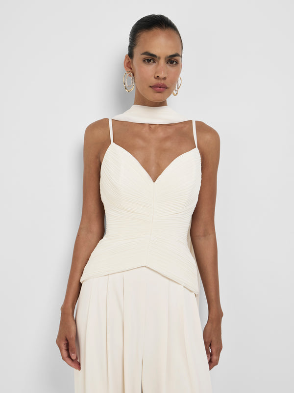 Size8 SHEIKE Zaria Top Ivory 1008576 Close Up Image