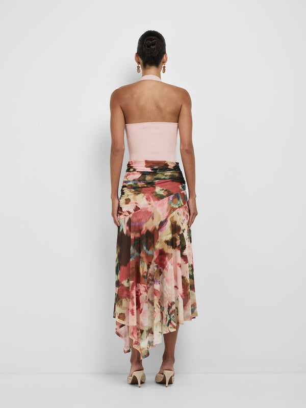 SHEIKE Faye Midi Skirt Floral 1008579 Back Image