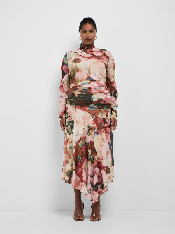 Size16 SHEIKE Faye Long Sleeve Top Floral 1008580 Front Image