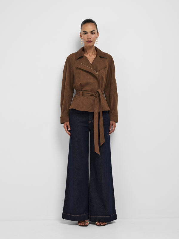 SHEIKE Tiana Jacket Chestnut 1008585 Styled Front Image