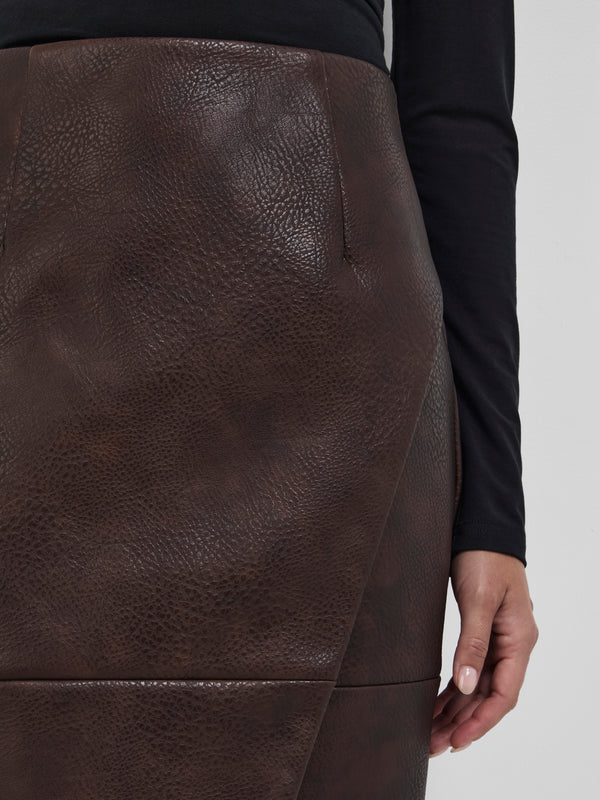 SHEIKE Jules Midi Skirt Cocoa 1008591 Detail Image