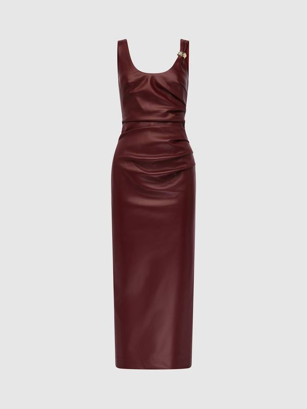 SHEIKE Sara Dress Sangria 1008602 Ghost Image