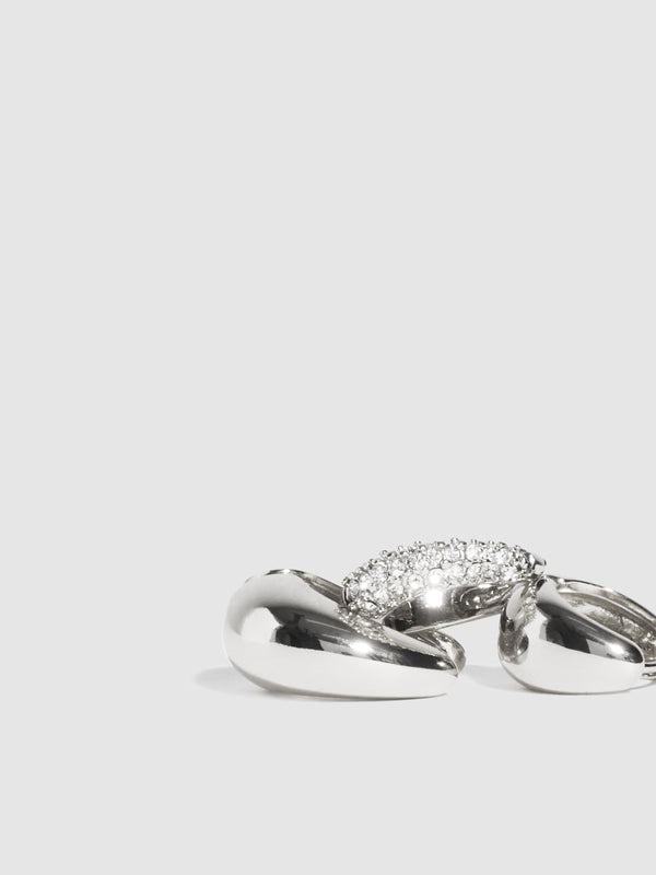 SHEIKE Seraphina Earring Stack Silver 1008618 Detail Image