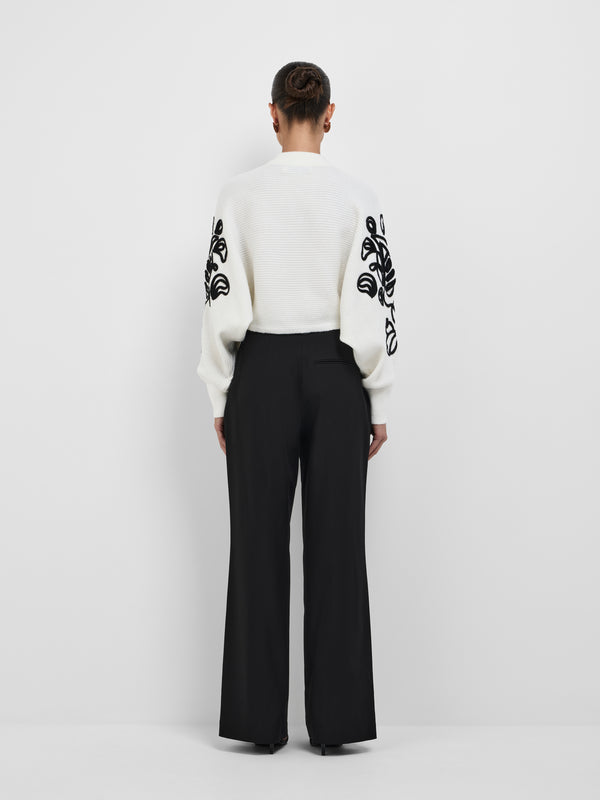 SHEIKE Kendall Knit Jumper Ivory 1008630 Back Image