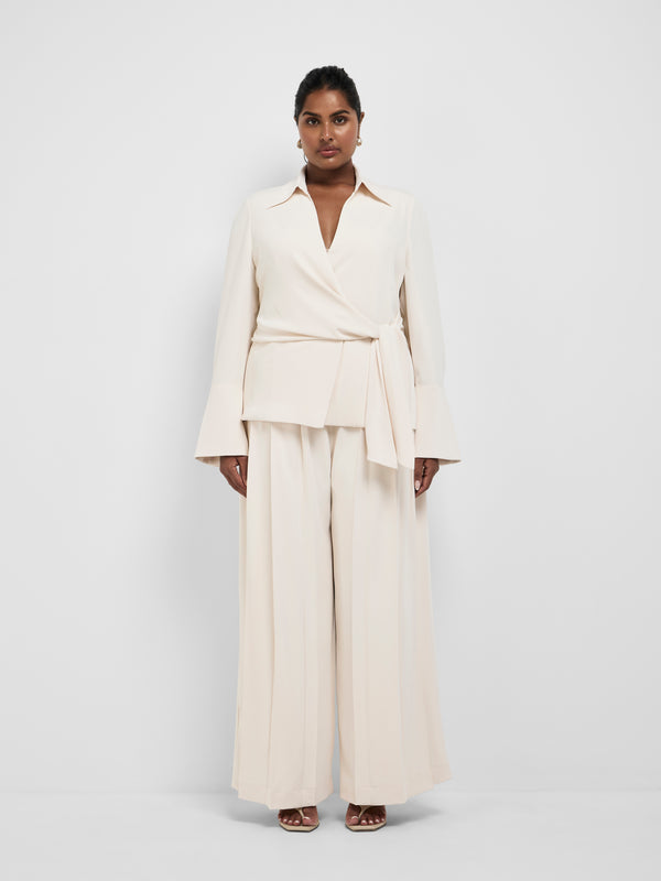 Size16 SHEIKE Adele Pant Ivory 1007802 Front Image