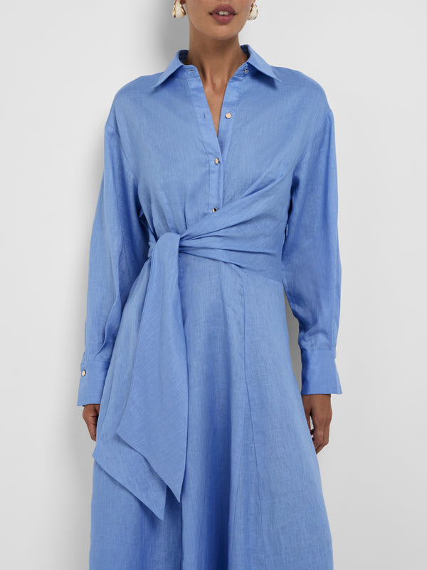 SHEIKE Faye Shirt Dress Blue 1008687 Close Up Image