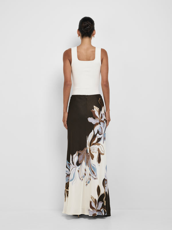 SHEIKE Fiora Maxi Skirt Floral 1008707 Back Image