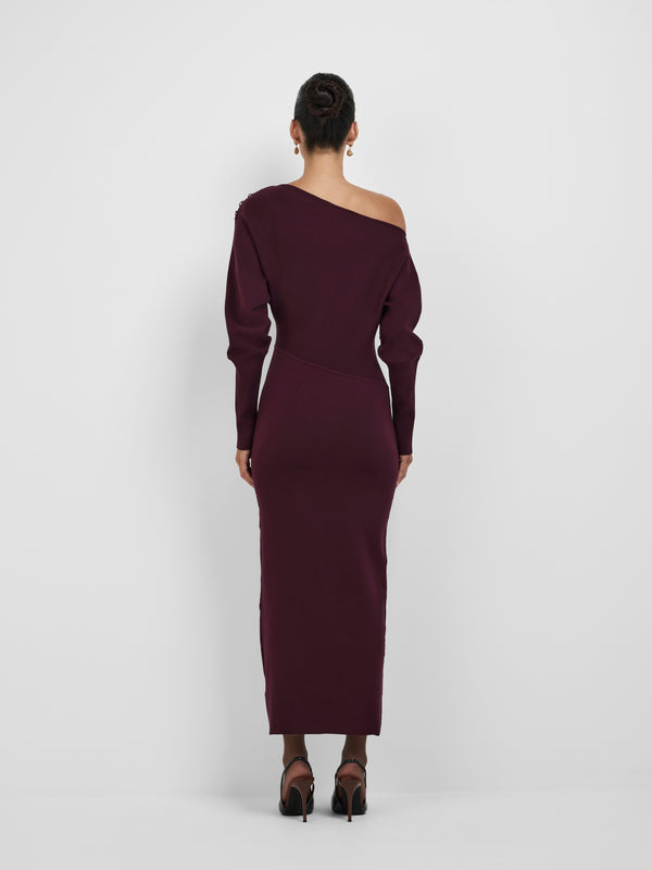 BILLIE KNIT DRESS, back view