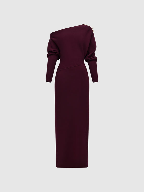 BILLIE KNIT DRESS, flat lay