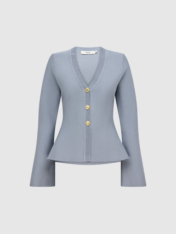 CARLA KNIT CARDIGAN, flat lay