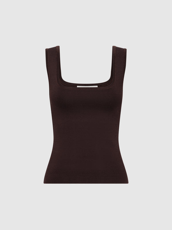 SHEIKE Kaia Top Chocolate 1008729 Ghost Image