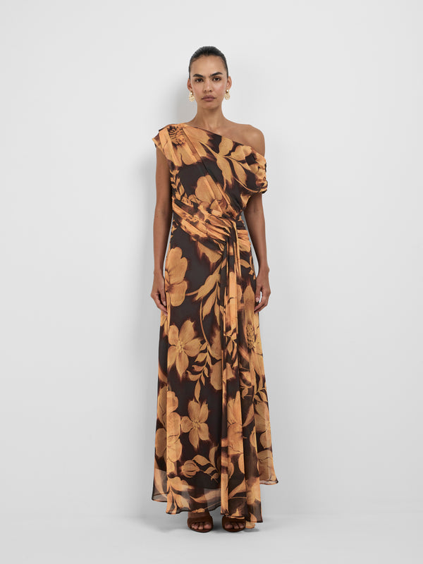 CHARLEY MAXI DRESS, front view on size 8 model