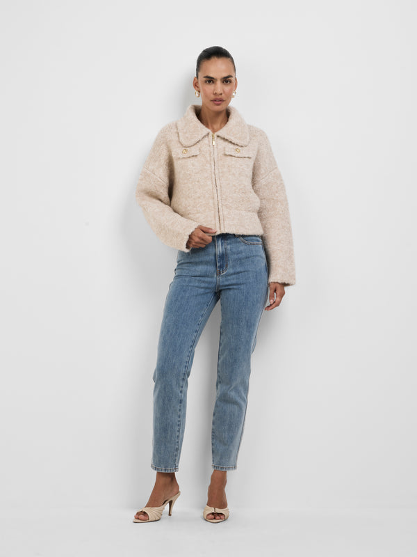 MORGAN KNIT JACKET, front view