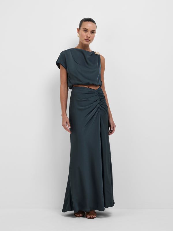 SHEIKE Milani Midi Skirt Anthracite 1008746 Front Image