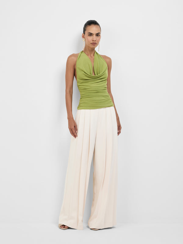 RANA HALTER TOP, front view