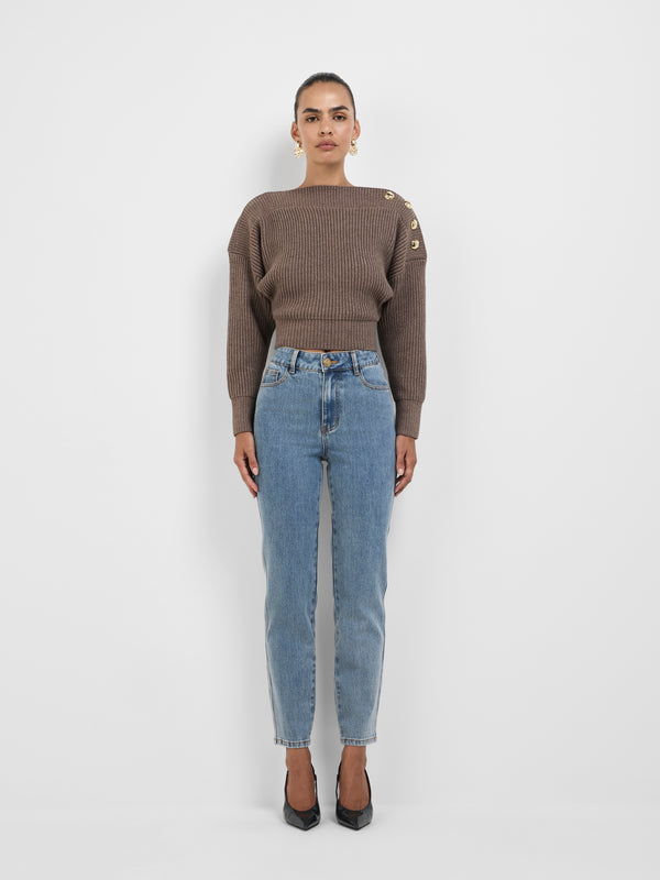 IMOGEN KNIT JUMPER, front view