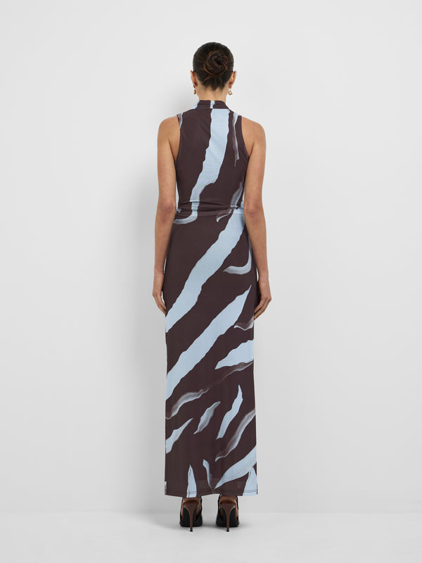 NIA MAXI DRESS, back view