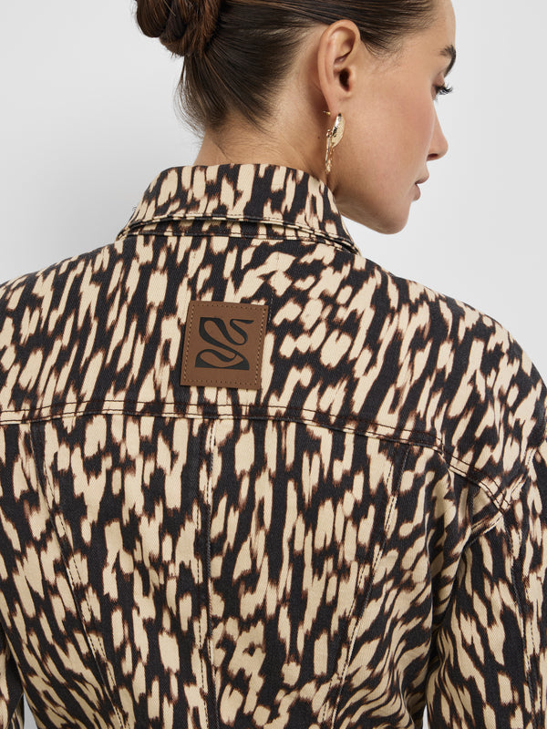 AMARA DENIM SHIRT, back view