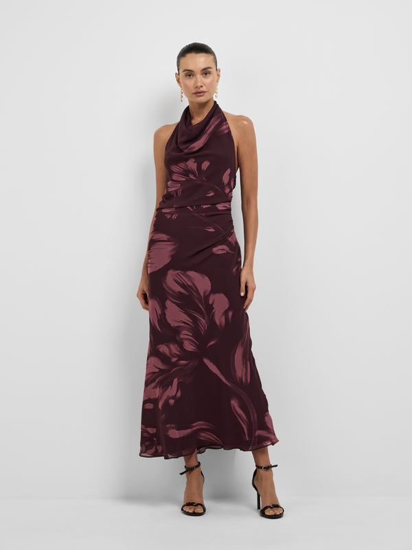 ADANNA MAXI DRESS, front view on size 8 model